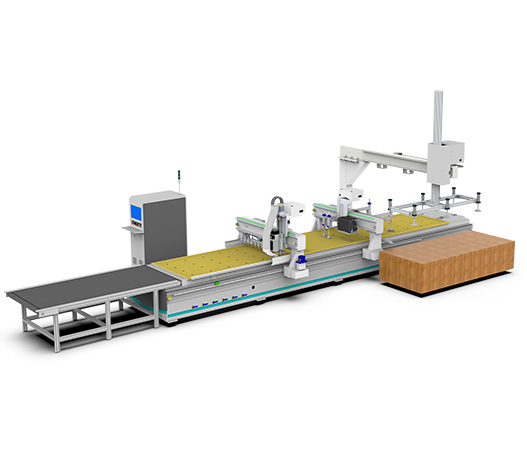 Labelling and Cutting Integerated Machine